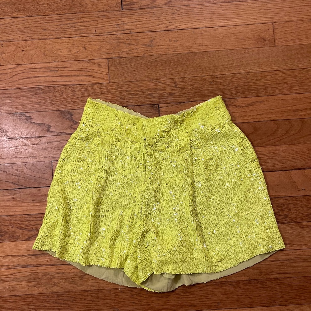 Marissa Webb glitter shorts